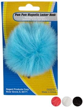 DollarItemDirect Pompón Locker Hook Magnético 4 Colores Surtidos Stat, Caja de 36