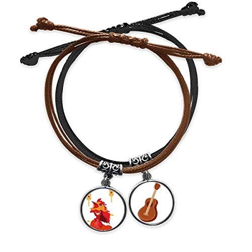 Pulsera de cuero Lion Dance para lucir un estilo urbano y cultural a diario