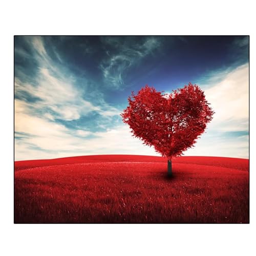 Art diamond painting arbre d'amour complet pour réduire le stress et s'amuser