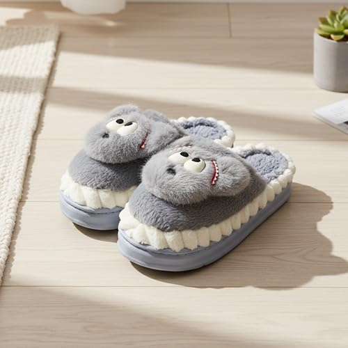 Image of VRITRAZ Women's Comfort Slip On Closed Toe Warm Winter House Clog Indoor Slipper with Cute Print and Degins