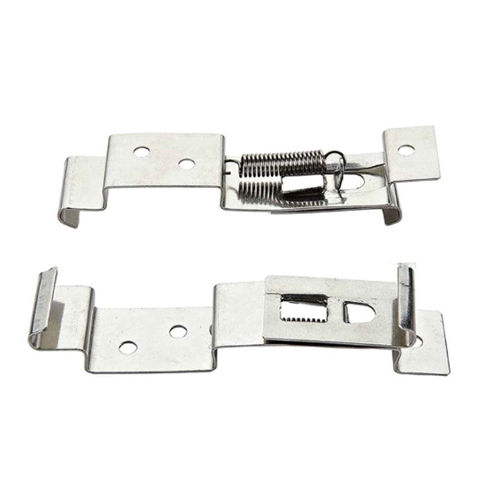 BITS4REASONS, 1 paio di supporti per targa in acciaio inossidabile