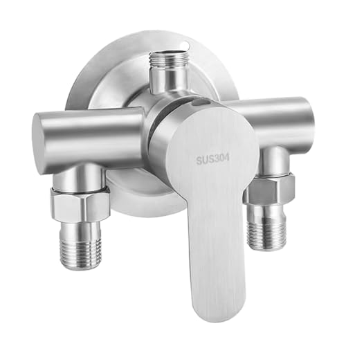 Vanne de Régulation de Douche Murale Moderne en Acier Inoxydable