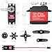 Miuzei 20KG Servo Motor High Torque Digital Servo Metal Gear Waterproof for 1/8, 1/10 RC Model DIY Car Robot, DS3218, Control Angle 270 Degree (4 Pack)