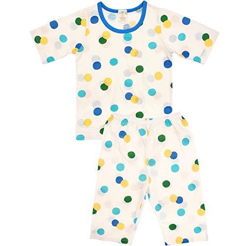 baby pajamas (9 (8T-9T), dot blue)