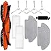 HoHumoca Accessori di Ricambio per Xiaomi Mi Robot Vacuum Mop 2S/ Mop Pro/Mop P/ STYJ02YM, Ricambio per Xiaomi Robot Vacuum S12/ S10 EU, 1 Spazzola Principale, 2 Filtri, 2 Panni, 4 Spazzola Laterale