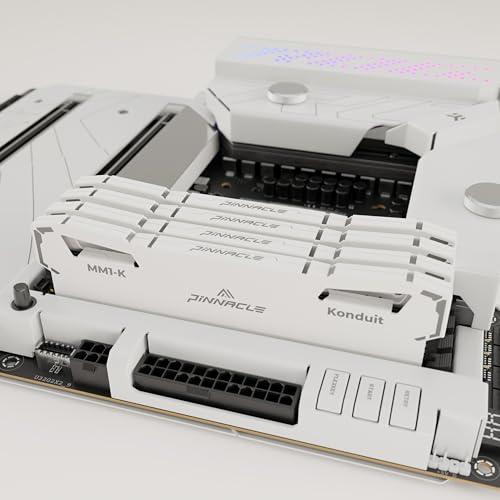 Timetec Pinnacle Konduit 8GB DDR4 3200MHz PC4-25600 CL16-18-18-38 XMP2.0 Overclocking 1.35V Compatible for AMD and Intel Desktop Gaming PC Memory Module RAM - White - Image 2