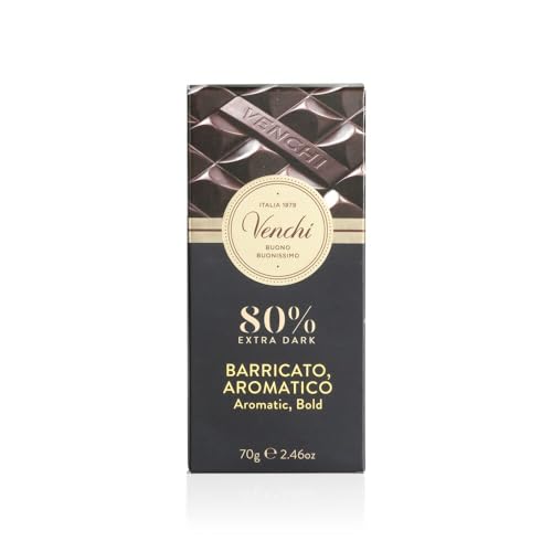 Miniatura 3 de Venchi - Tableta De Chocolate Extra Fondant Aroma Barrica, 80 , 70 G - Con Mezclas De Cacao Seleccionadas - Sin Gluten - Vegano