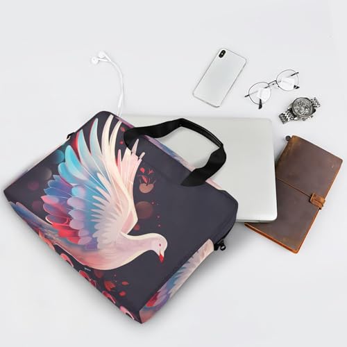Bolsa para portátil ALAZA Gradient Peace Dove 13-15.6 pulg miniatura 7