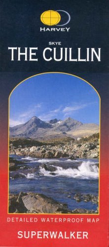 Skye the Cuillin (Superwalker) 2nd (second) Revised Edition by Harvey Maps published by Harvey Map Services Ltd (2011)