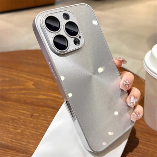 Coque iPhone 13 Pro violette avec protection caméra et reflets pailletés - 6