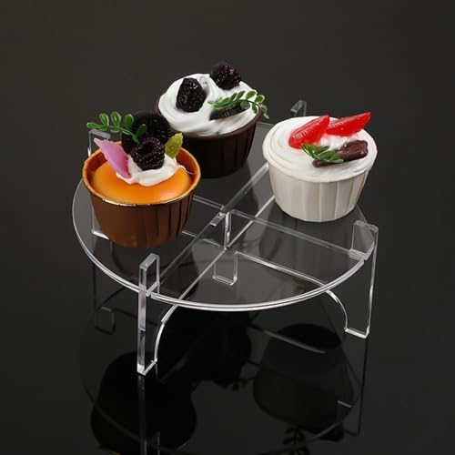 Soporte dispensador de acrílico con base estable para evitar derrames de jugo 7