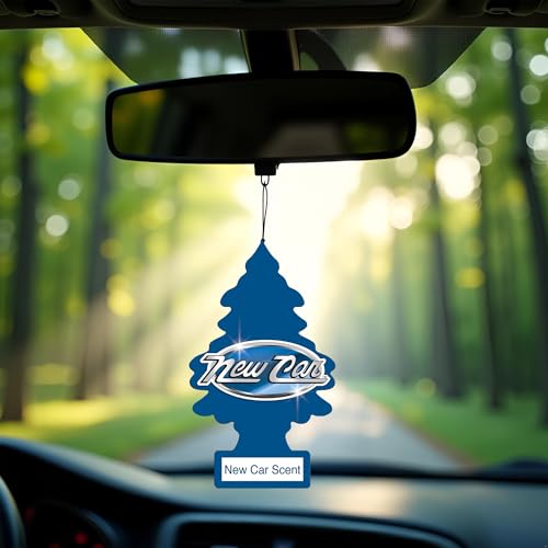 Image of Little Trees New Car Scent Air Freshener (Pack of 3) | Classic Fresh Automotive Fragrance | Iconic Tree Hanging Design | For Car, Home, Wardrobe | Imported from USA
