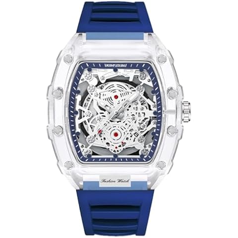 SIBOSUN Tonneau Casual Wrist Watch for Men Cover