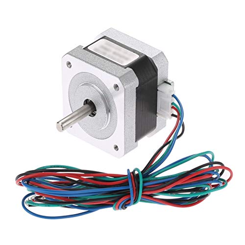L-Yune,bolt For 1pc NEMA17 34mm Hybird Motor de Pasos de 1.8 Grados 2 Fase for Nema 17 Motor Paso a Paso De Passo 4-Plomo for 3D 1.33A Impresora 42HS34-1334 Cover