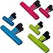 Produktbild Große Chip Tasche Clips Essen Clips Kunststoff Heavy Duty Luftdichter Dichtungsgriff Verschiedene Farben für Kaffee Kartoffel und Essen Taschen (6, Größe 2)