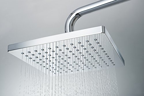 Aston 6-Jet Stainless Steel Shower Baseel System With Rainfall Shower Head And Hand Shower, Stainless Steel #TOP2