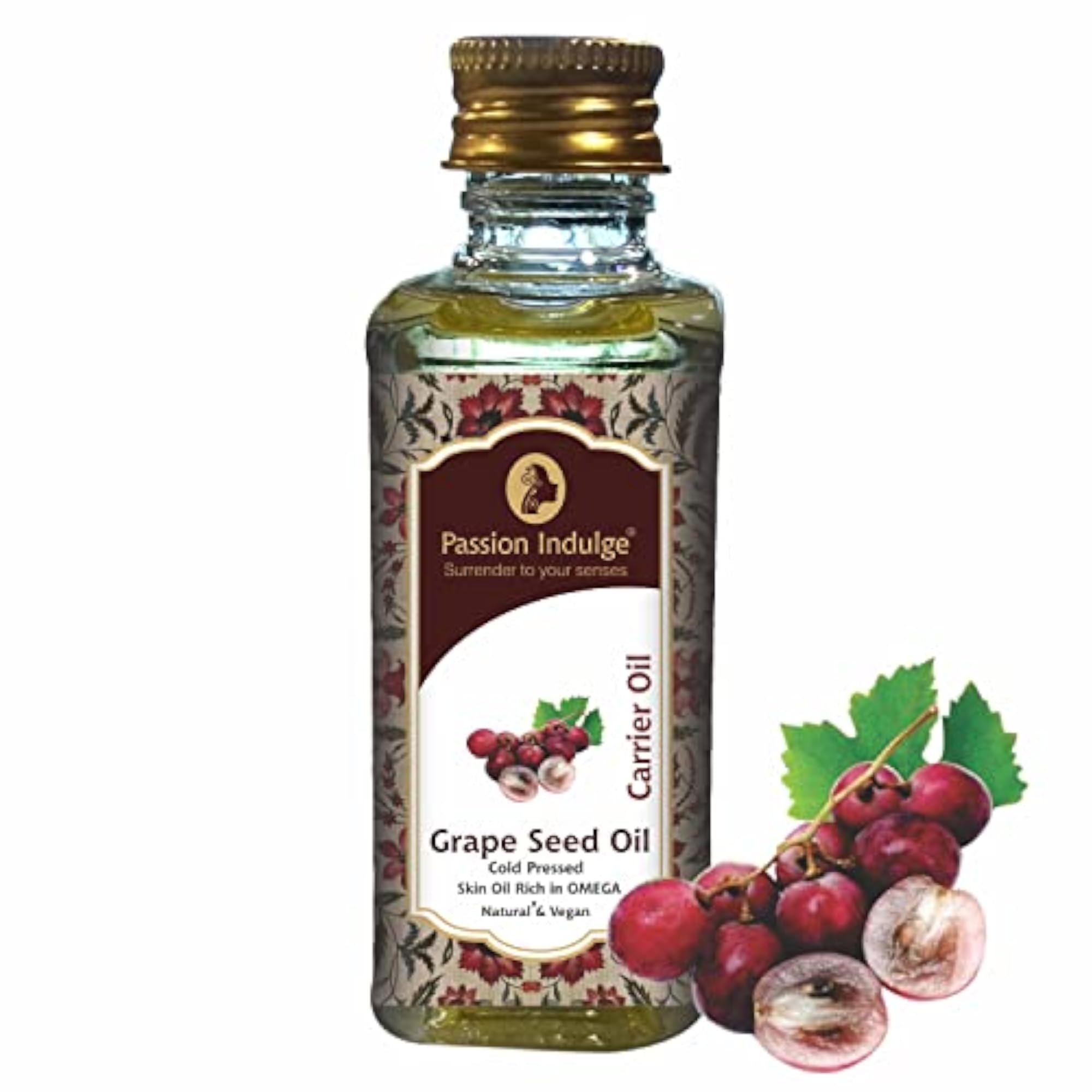 Natural Grape Seed Carrier Oil for Skin and Hair