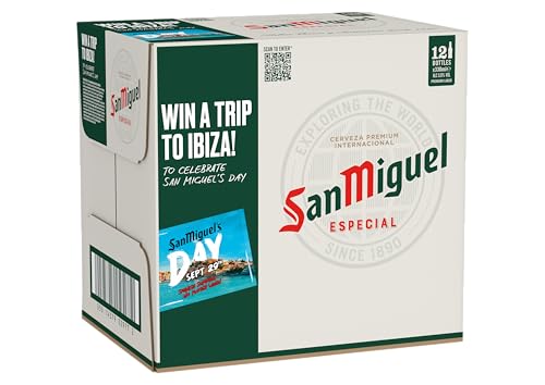 San Miguel Premium Lager Beer, 12x330ml bottle