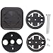 Produktbild LIWENCUI- Wrist Gruppencode Tischfuß Bowl Set Abdeckung Reitzubehör Aluminiumlegierung-Fahrrad-Lenkerenden Lock-On Stecker for Mountainbike (Color : Black)
