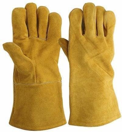 STYLERA Heavy Duty Welding Leather Gloves with Inner Lining 14 Inch Heat and Abrasion Resistance Leather Safety Hand Gloves (Pack of 1 Pair) (B0CKL77JNX) Amazon Price History, Amazon Price Tracker