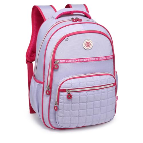 Mochila Feminina Kika Escolar Costa Grande Juvenil Notebook (Lilas)