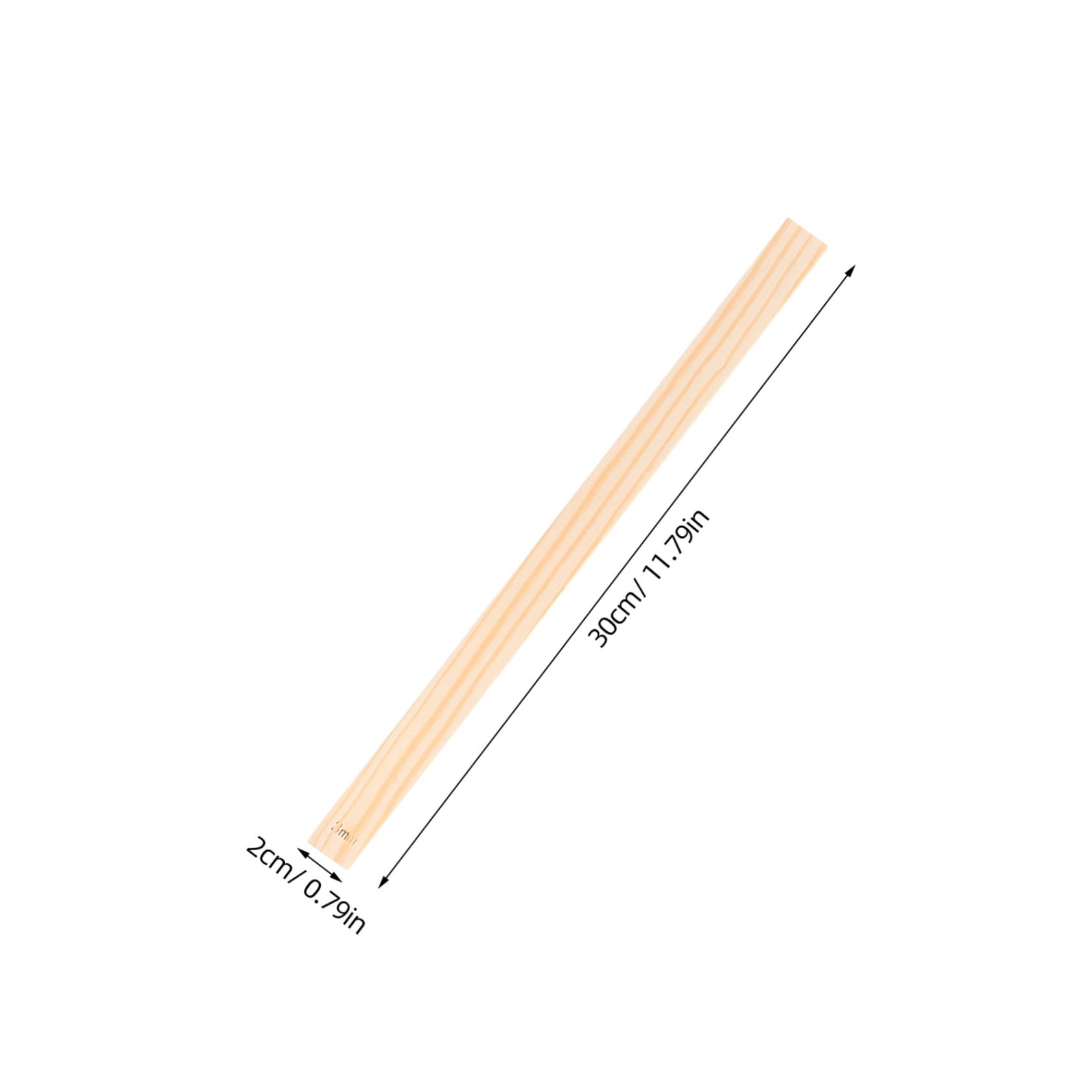 SEWACC 20 Piezas Guía de Barro para el Grosor de Arcilla Herramientas de Medición de Profundidad de Palos de Madera para y Cortar Arcilla Kit Completo de Herramientas
