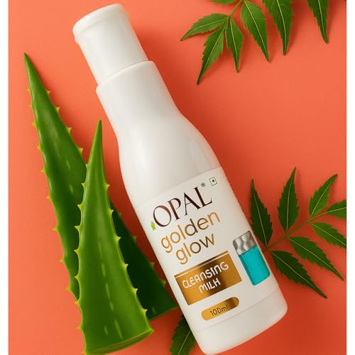 Image of OPAL Golden Glow Cleansing Milk | Deep Pore & Gentle Cleansing | Enriched with Natural Extracts | Nourishing & Hydrating | Suitable for Face, Body, and Hands (3x 100ml)