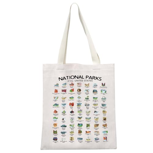 National Parks Outdoor Camping & Hiking Tote Bag