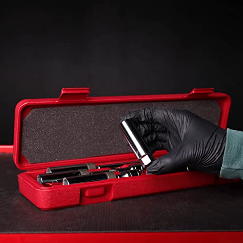 Abn Spark Plug Socket Set – 6 Piece 3/8In Drive Magnetic Socket Extension Set Spark Plug Removal Tool Set #TOP6