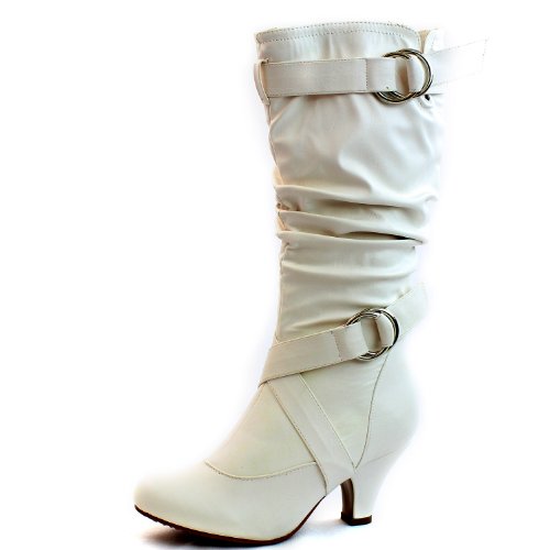 Top Moda Women's Auto-2 Round Toe Dress Boot