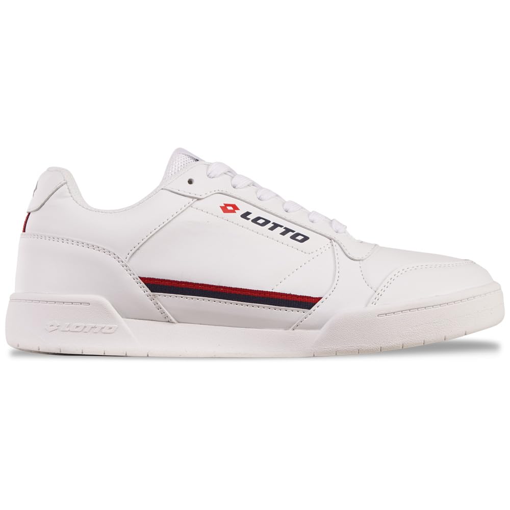 Lotto, Unisex Adult Sneakers, Red White, 46 EU, Colour: Red/White, 11.5 UK