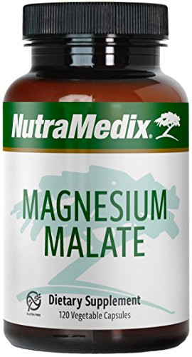 NutraMedix Magnesium Malate 200mg - Energy & Detox Support with Bioavailable Magnesium Capsules