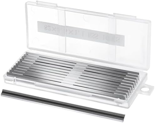 AOLAMIGOD 3-1/4" Planer Blades Knives (10 Pack) - HSS Replacement for DeWalt, Makita, Ryobi HPL50K, Bosch & Craftsman More 3 1/4 inch | 2X Durable & Precision-Cut