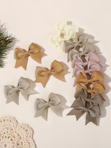 Set de 24 Pinzas para Cabello con Moños de 2 pulgadas Mini Barrettes Cinta Clips de Cocodrilo Accesorios de Pelo para Mujeres y Jóvenes miniatura 3