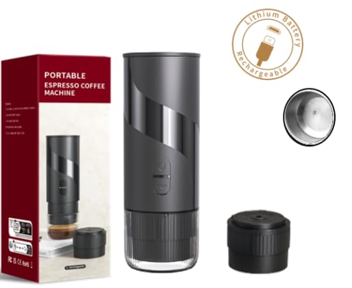 Cafetera Espresso Portátil con Batería y 20 Bar de Presión miniatura 2