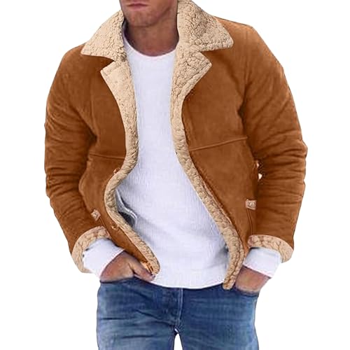 Veste bomber peau de mouton homme pour affronter le grand froid