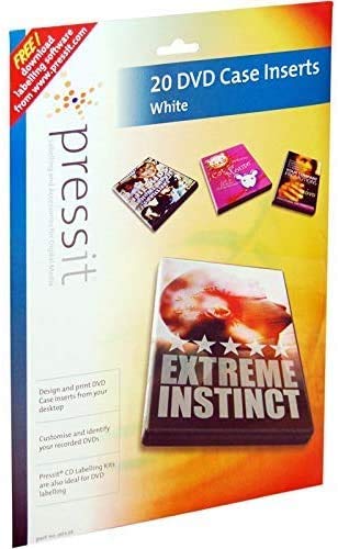 Pressit 40 A4 Caja de DVD Insertos