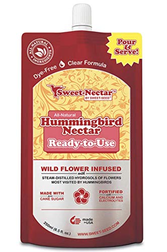 Lawn & Garden Products BHRTU250 250 ml RTU Hummingbird Bag Hummgbird Nectar, Red