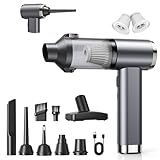 GARAID 4en1 Aspirador de Mano, 25000Pa Mini Aspirador Potente Portátil, 6000mAh...