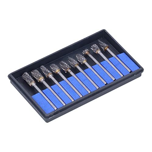 Set de 10 fresas rotativas de carburo de tungsteno miniatura 2