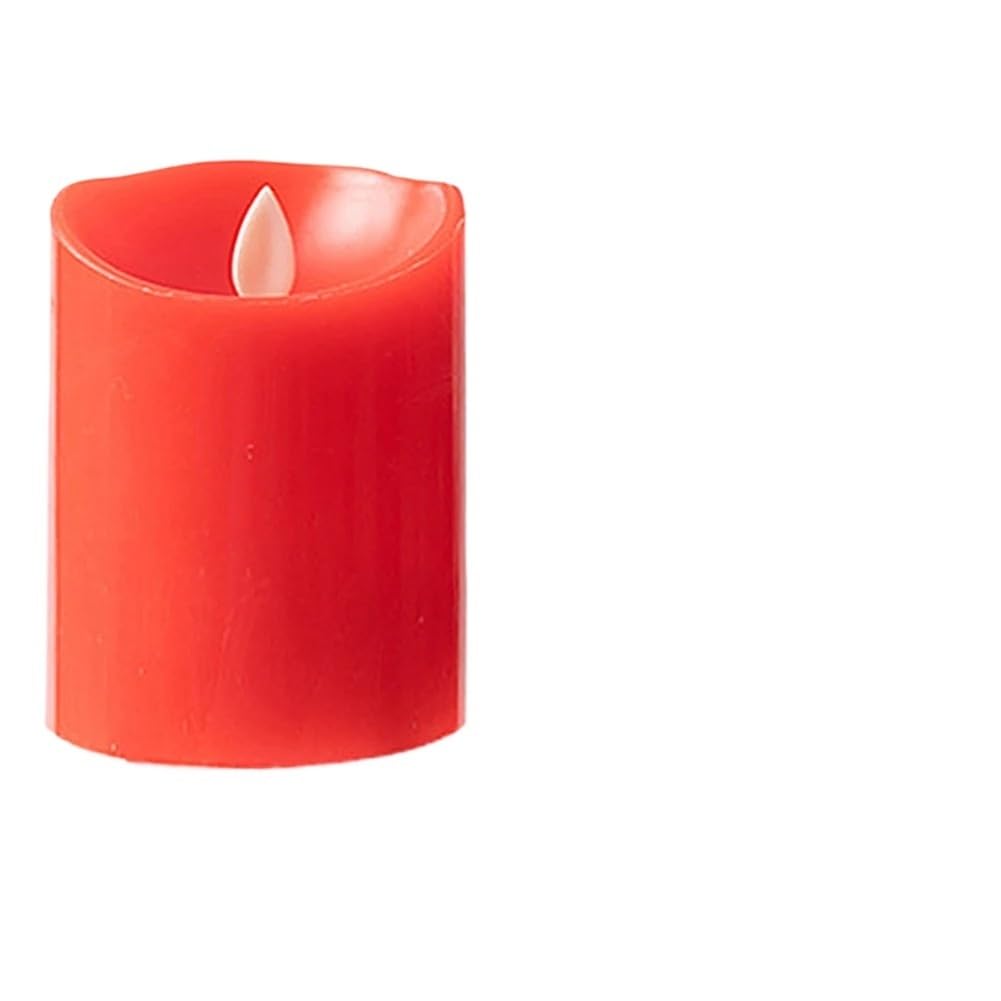 TANGSIYANG Led Candles LED Candles Light Flameless Flickering Tealight Candle Lamp Decorative Decoration(12.5cm)