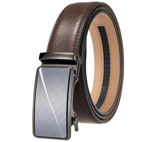 Men's Sliding Ratchet Strap, 3.5Cm Heavy-Duty Work Belt, Adjustable Aaaa 125cm