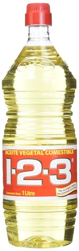 Salud, Grocery 1-2-3 Aceite Vegetal 1l - Paquete de 12