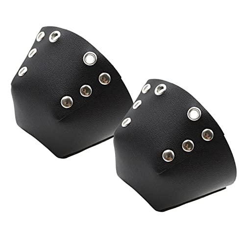 Protetores de protetores de biqueira de 2 peças,Couro Artificial Roller Skate Toe Protetores | Capa