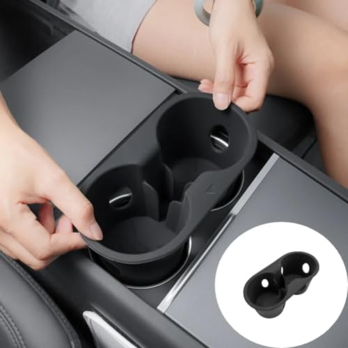 Console centrale porte-gobelet silicone Tesla Model Y Juniper 2025 premium