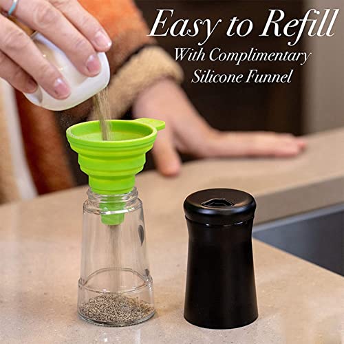Coctelera de pimienta ajustable para tus cenas elegantes con este juego de acero de 6 piezas 6