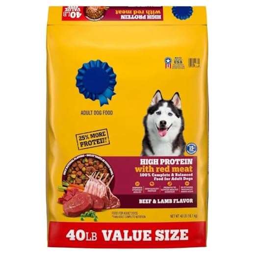 TOREXA High Protein Adult, Beef and Lamb Flavor Dry Dog Food, 40 Lb Bag - Made with 36 Vitamins, Minerals, and Amino Acids to Support Your Dog’s Health and Vitality