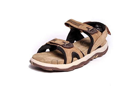 Khaki Casual Sandals for Men Size 