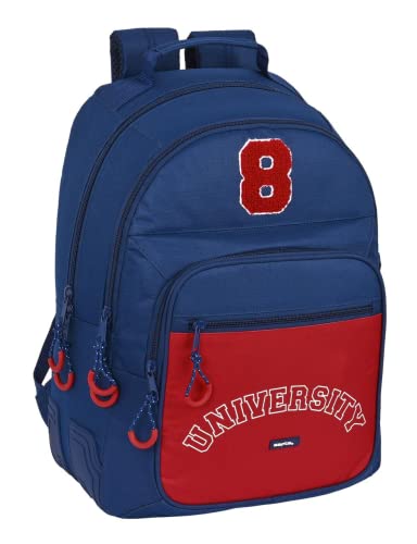 MOCHILA DOBLE ADAPT.CARRO SAFTA "UNIVERSITY"