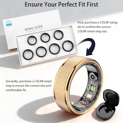 R10 Smart Ring, Smart Health Ring for Women, Features Heart Rate, Blood Oxygen, Sleep Monitoring, Pedometer, and Fitness - Additional View